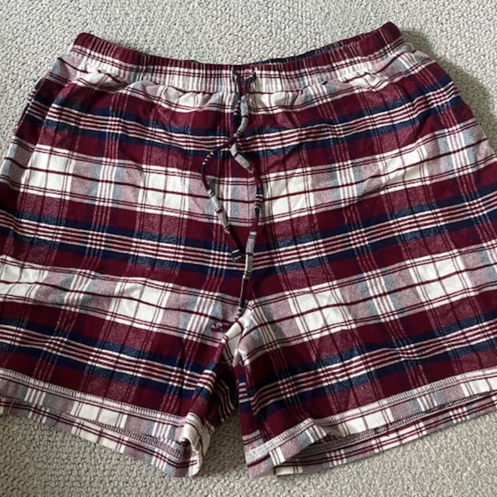 Garnett Hill Flannel Pajama Shorts